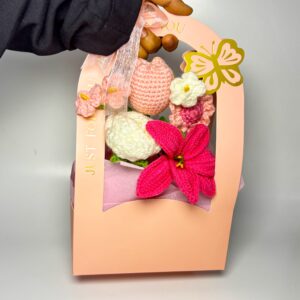 pink Bloom Basket