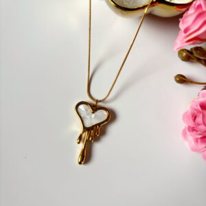 Dripping Heart (White)