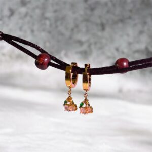 Crystal Cherry Drop Earrings