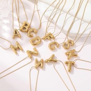 Bubble Initial Necklace 2.1