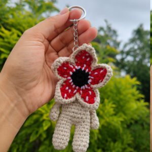 Demogorgon Crochet Keychain