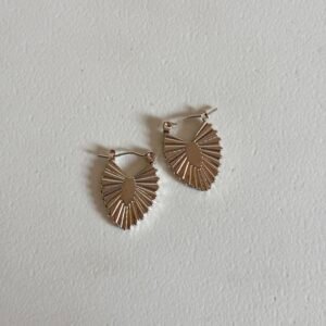 Silver Glow Hoop Earrings