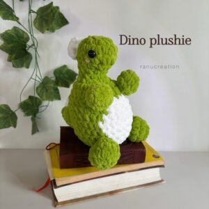 Dino crochet plushie (Green)