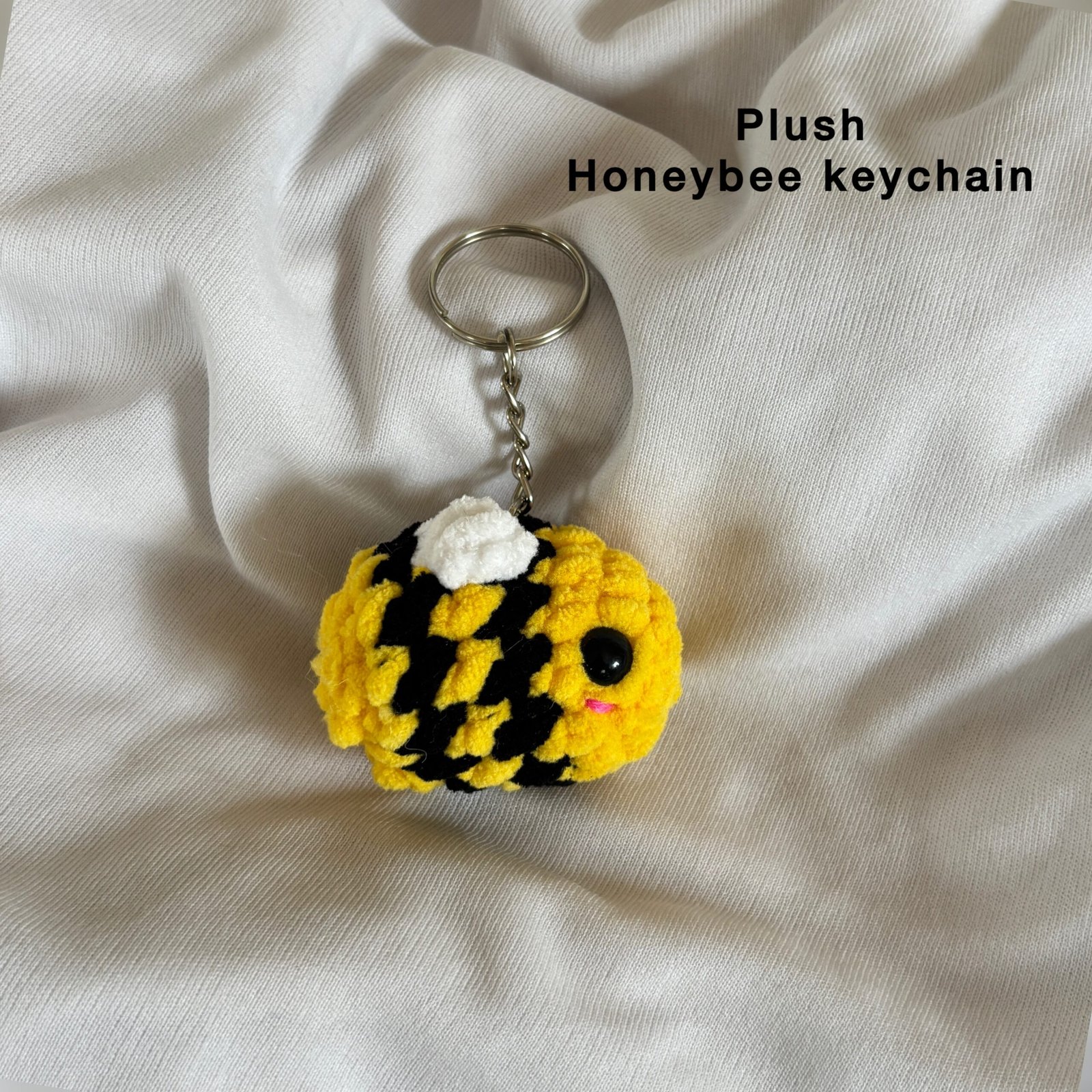 Honey Bee plush Keychain
