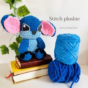Stitch crochet plushie